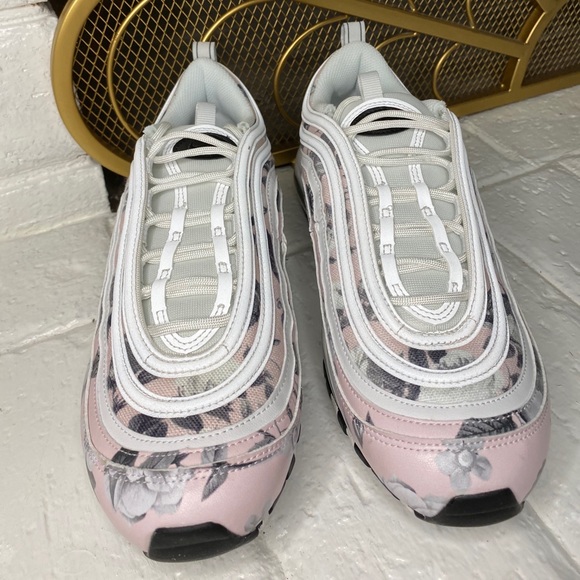 Nike Air Max 97 Shoes Floral Pink Size 10 NEW - Picture 5 of 6
